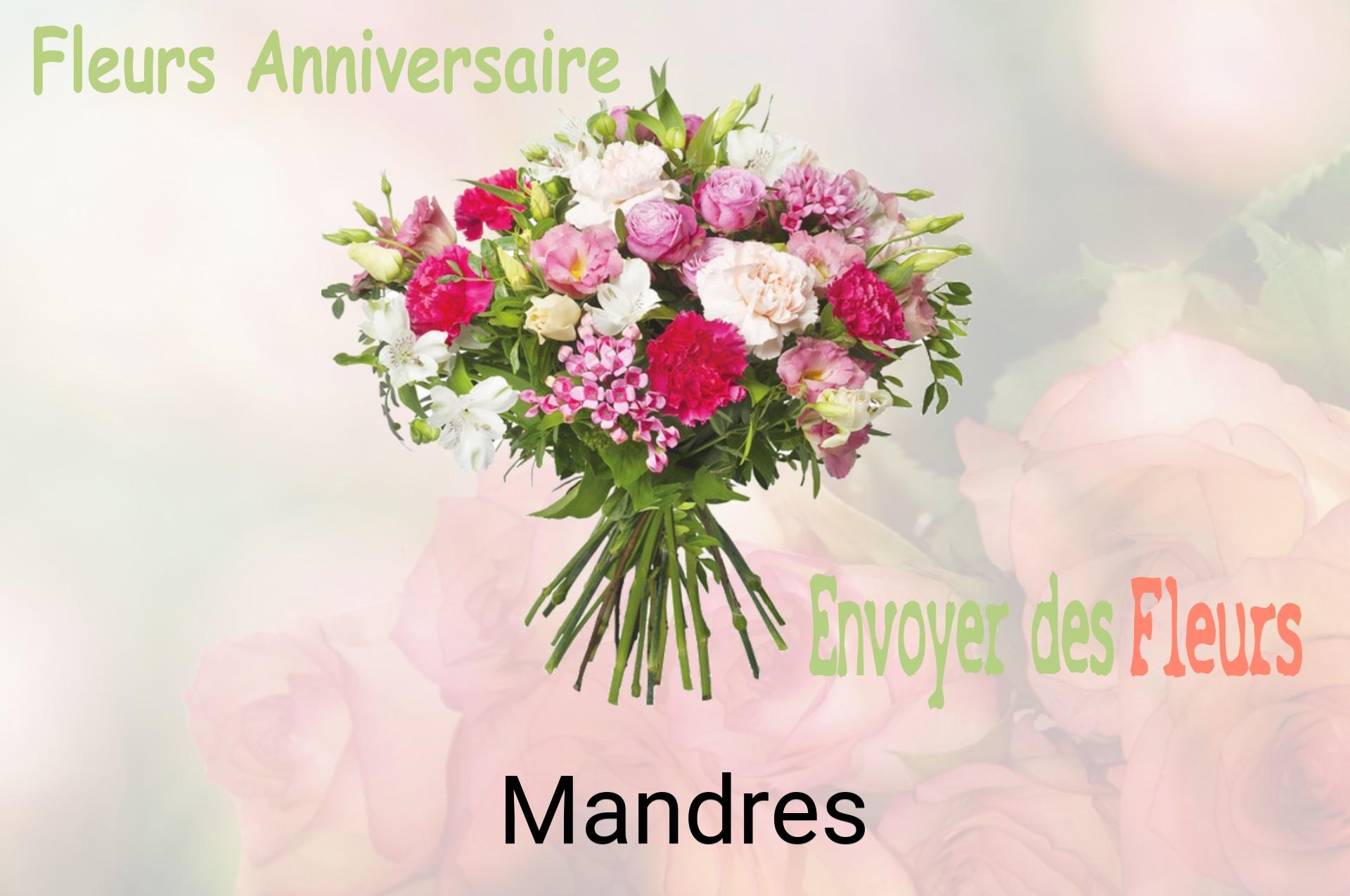Bouquet de fleurs d’anniversaire livré à Mandres