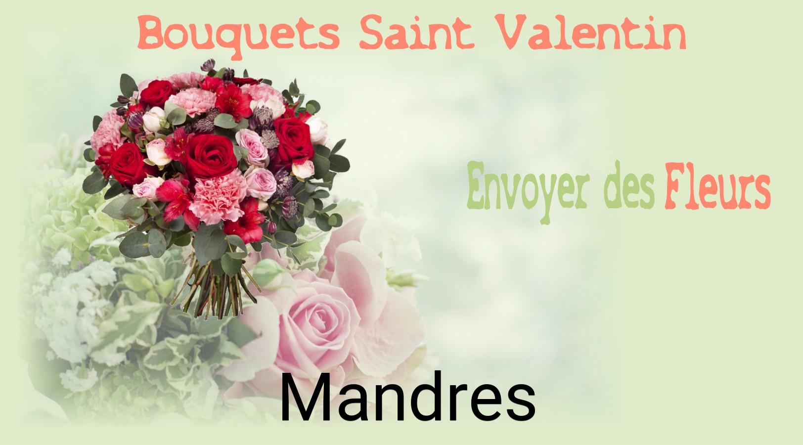 Roses de Saint-Valentin livrées à Mandres